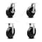 Service Caster 10 Inch Heavy Duty Phenolic Wheel Caster Swivel Lock and Brake 2 Rigid SCC, 2PK SCC-KP92S1030-PHR-SLB-BSL-2-R-2 - alternate 1